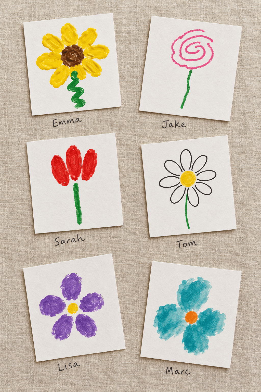6 individual contributor drawings